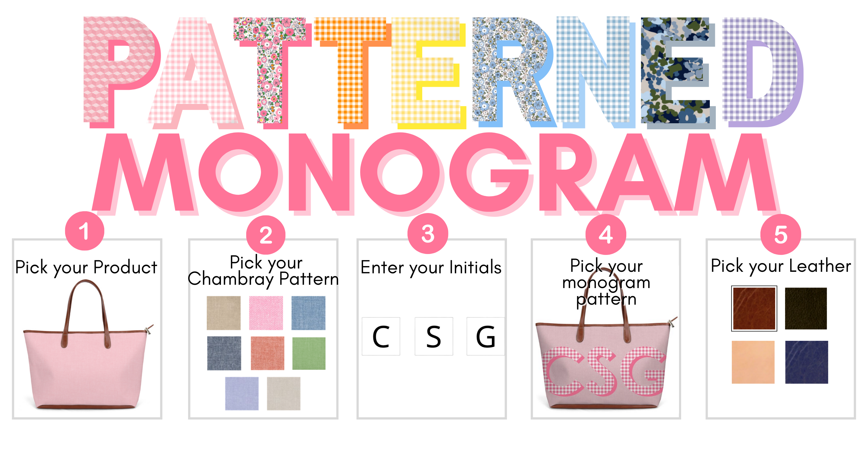 Patterned Monogram