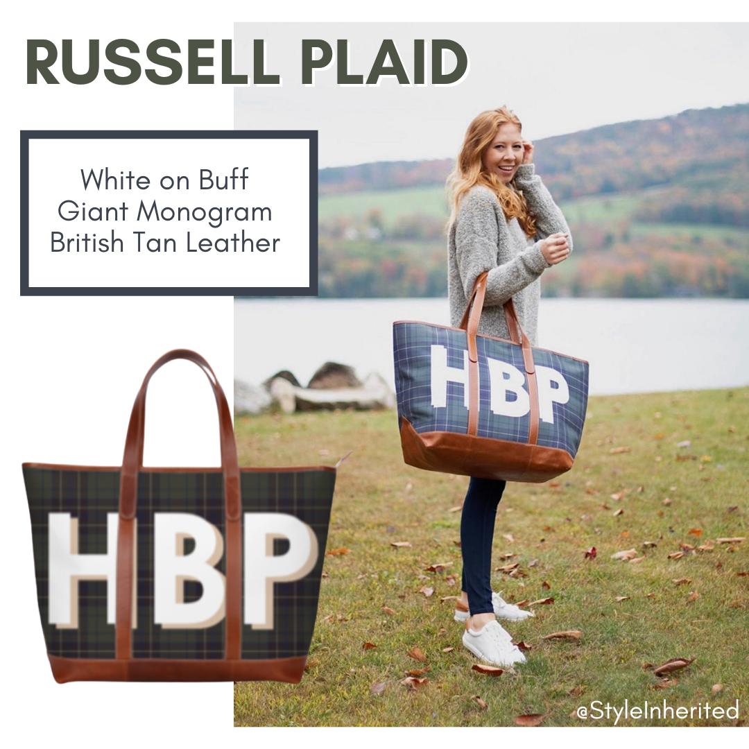 Russell Plaid Yacht Tote