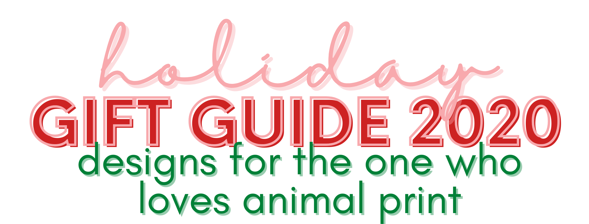 Design Ideas for those who love Animal Print
